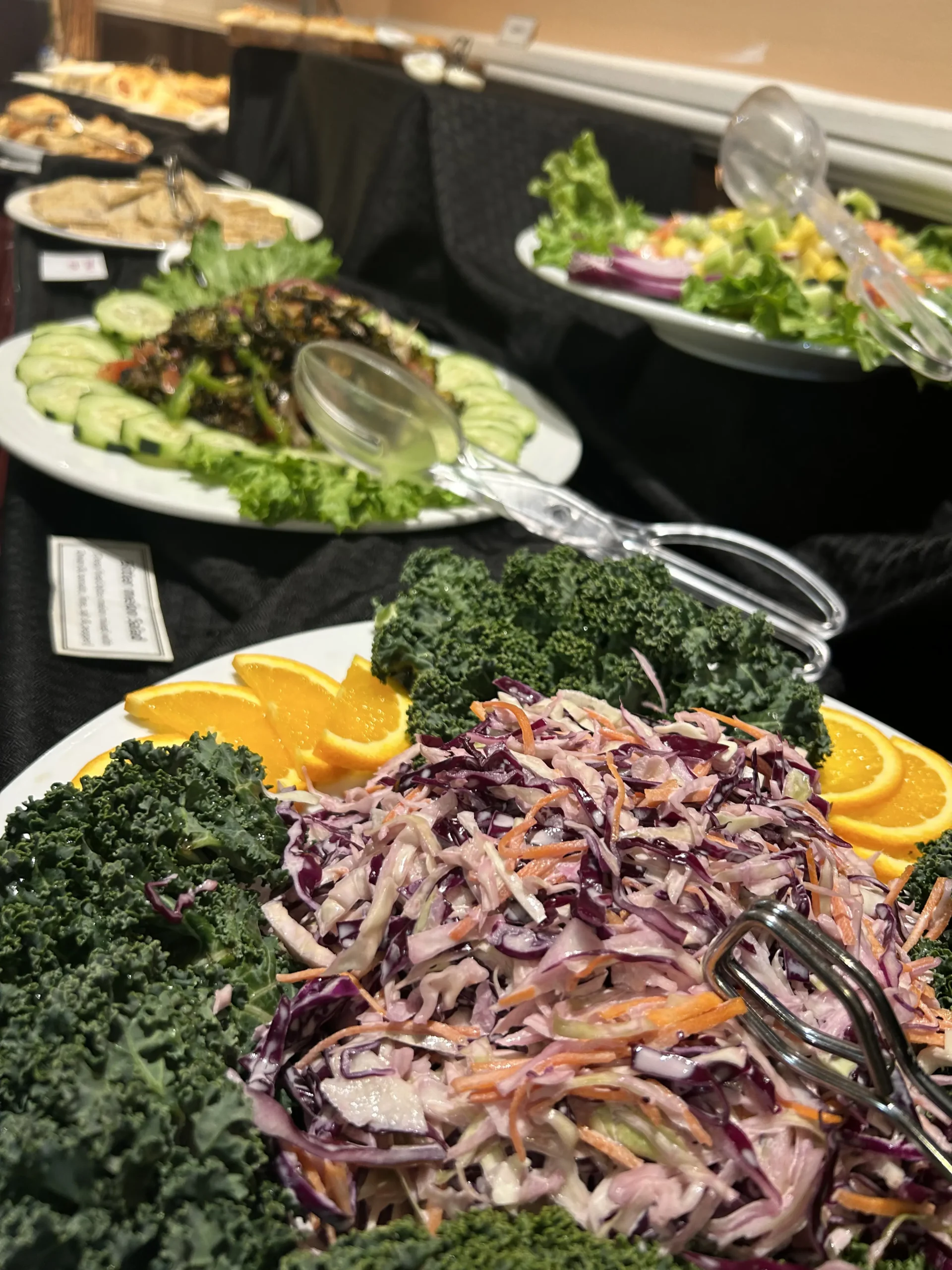 Salad served at Spicy Zest restaurant